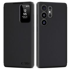 Tech-Protect Smart Wallet Case for Samsung Galaxy S25 Ultra - Matte Black