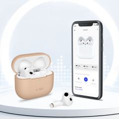 Tech-Protect Silicone Case for Apple AirPods 4 - Black-thumb-4