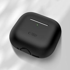 Tech-Protect Silicone Case for Apple AirPods 4 - Black-thumb-1