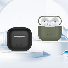 Tech-Protect Silicone Case for Apple AirPods 4 - Beige-thumb-2