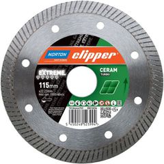 Δίσκος Κοπής NORTON CLIPPER 115 x 22.2 Turbo Diamond για κοπή κεραμικών