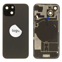 For iPhone/iPad (AP150024BPG-B) Back Glass (Pulled B) - Black, For iPhone 15