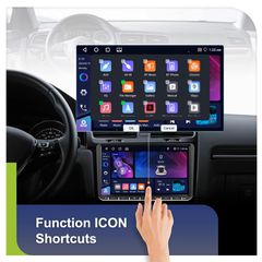 VW SCIROCCO (2008-2017) 9” Android Car Stereo 4+64GB– Ασύρματο CarPlay & Android Auto, GPS, WiFi, RDS, Bluetooth, OEM Συμβατότητα-thumb-11