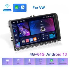 VW SCIROCCO (2008-2017) 9” Android Car Stereo 4+64GB– Ασύρματο CarPlay & Android Auto, GPS, WiFi, RDS, Bluetooth, OEM Συμβατότητα