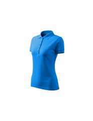 Women's Pique Polo Shirt snorkel blue