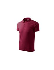 Men's Pique Polo Shirt garnet