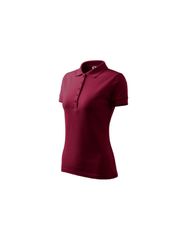 Women's Pique Polo Shirt garnet