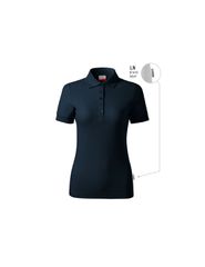 Reserve Women's Polo Shirt Navy Brand Label
