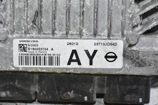 Εγκέφαλος Κινητήρα Nissan Qashqai 2006-2015 SIEMENS SID303 S180033104 A 23710-JD54D-thumb-1