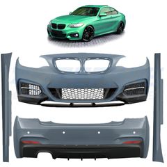 Σετ προφυλακτήρων Sport Bodykit PDC SRA κατάλληλο για BMW 2 (F22) Coupe (F23) Cabrio 2012-2020