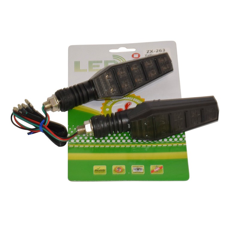 ΦΛΑΣ ZX-263 LED ΔΙΑΦΑΝΟ SEQUENTIAL SHARK ROC