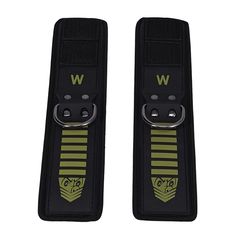 Tactical Wrist Cuffs - Black/Green-thumb-3