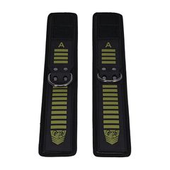 Tactical Ankle Cuffs - Black/Green-thumb-1