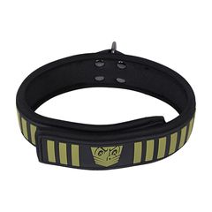 Tactical Collar and Leash - Black/Green-thumb-2