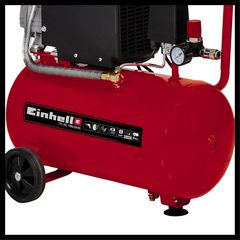Einhell - TC-AC 190/24/8 Classic Αεροσυμπιεστής 1500W με Δοχείο 24L & Πίεση Λειτουργίας έως 8 bar