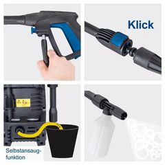 Scheppach - Πλυστικό Μηχάνημα Υψηλής Πίεσης HCE1400 1400W – 110 bar με Quick-Connect και Αξεσουάρ