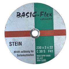 Basic Flex - Δίσκος κοπής 230x3x22 C30SF41