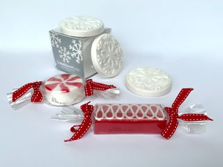 5 Aρωματικά Διακοσμητικά Σαπούνια Αμερικάνικα, Καραμέλες & Νιφάδες - 5 Scented Decorative Soaps, Sweets & Snowflakes