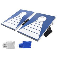 VEVOR 3x2ft Σετ Φορητών Τρυπών Κορν Φούρνου για Τρύπες Κορν Φούρνου, Αλουμινίου, 8 Σακούλες Φασολιών