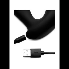 7X P-MILKER Silicone Pspot Stimulator - Black-thumb-8