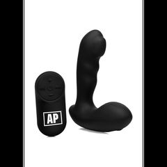 7X P-MILKER Silicone Pspot Stimulator - Black-thumb-1
