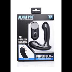 7X P-MILKER Silicone Pspot Stimulator - Black-thumb-4