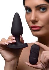 Laser Heart Large Anal Plug with Remote Control-thumb-4