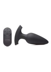 Laser Heart Large Anal Plug with Remote Control-thumb-1