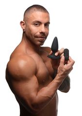 Laser Heart Large Anal Plug with Remote Control-thumb-2