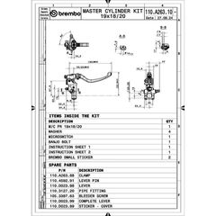 Brembo Upgrade Master Cylinder Brake - Pr19 Rcs