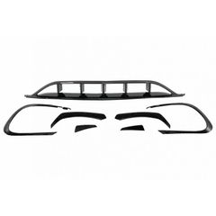 Splitters Μπροστινού Προφυλακτήρα Για Mercedes-Benz CLA W117 Facelift 16-18 Με Amg Line Προφυλακτήρα Piano Black 8 Τεμάχια-thumb-1