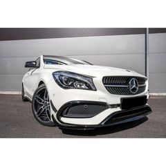 Splitters Μπροστινού Προφυλακτήρα Για Mercedes-Benz CLA W117 Facelift 16-18 Με Amg Line Προφυλακτήρα Piano Black 8 Τεμάχια-thumb-5