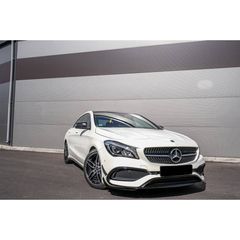 Splitters Μπροστινού Προφυλακτήρα Για Mercedes-Benz CLA W117 Facelift 16-18 Με Amg Line Προφυλακτήρα Piano Black 8 Τεμάχια-thumb-6