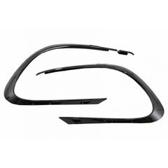Splitters Μπροστινού Προφυλακτήρα Για Mercedes-Benz CLA W117 Facelift 16-18 Με Amg Line Προφυλακτήρα Piano Black 8 Τεμάχια-thumb-9