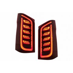 Πισινά Φανάρια Set Για Mercedes-Benz Vito W447 14+ Maybach Look Full Led Bar & Led Signal Dynamic Κόκκινο/Crystal