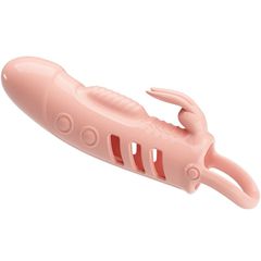 Pretty Love Sloane Penis sleeve rabbit flesh
