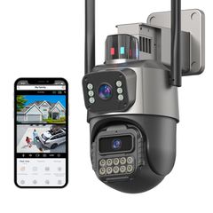 ΚΑΜΕΡΕΣ Top vision Dual Lens PTZ WIFI Camera Outdoor 8MP Dual Screen Auto Tracking