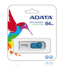 ADATA 64GB C008 USB flash drive USB Type-A 2.0 Blue, White-thumb-1