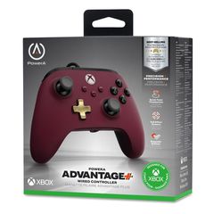 PowerA - Advantage Plus Wired Controller - Ruby - Red/Black / Xbox Series X-thumb-4