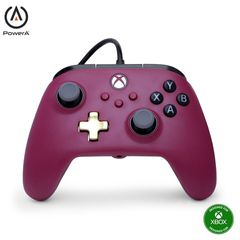 PowerA - Advantage Plus Wired Controller - Ruby - Red/Black / Xbox Series X
