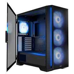 MODECOM HORIZON ARGB Flow MIDI USB 3.0 X 2 CYPE-C computer case-thumb-1