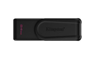 Kingston Technology DataTraveler 64GB Portable USB 3.2 Gen 1 Exodia S (Black/Black)