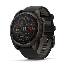 Garmin fenix 8 3.3 cm (1.3") 47 mm Digital 260 x 260 pixels Touchscreen Titanium Wi-Fi GPS (satellite)