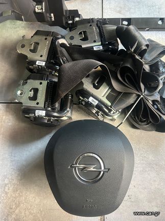 OPEL CORSA F ΣΕΤ AIR BAG ΚΟΜΠΛΕ ΓΝΗΣΙΑ ΜΕΤΑΧΕΙΡΙΣΜΕΝΑ ΣΕ ΑΡΙΣΤΗ ΚΑΤΑΣΤΑΣΗ
