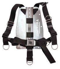 Backplate stainless steel harness 3mm Tecline comfort