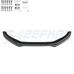 Σπόϊλερ εμπρός κατάλληλο για AUDI A4 S-Line / S4 B8 Facelift 2011-2015 Γυαλιστερό Μαύρο