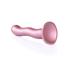 Ouch Ultra Soft Silicone Curvy G-Spot Dildo - 7'' / 17 cm