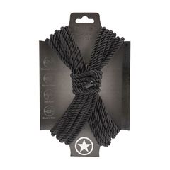 Polyester Bondage Rope 10 m - Black-thumb-1
