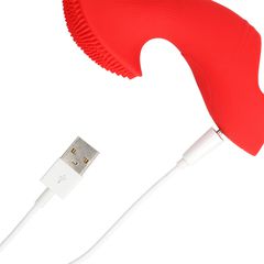 Textured Finger Vibrator - Sunrise Red-thumb-11