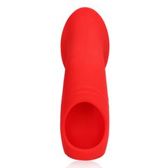 Textured Finger Vibrator - Sunrise Red-thumb-7